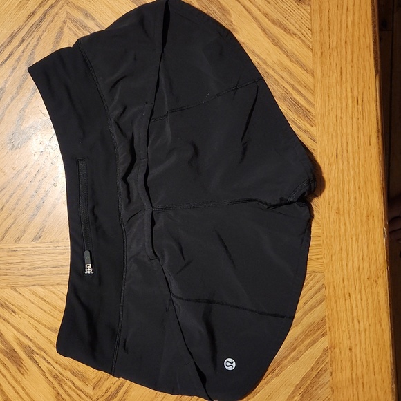 lululemon athletica Pants - Lululemon shorts with lining and back zip pocket size 4